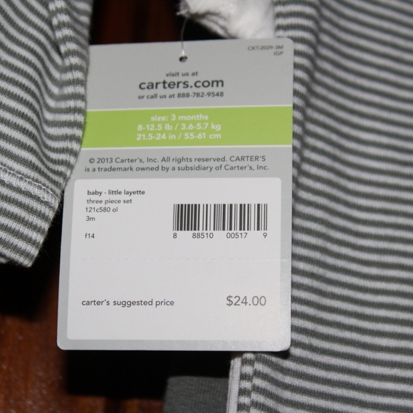 New Carter's 3 Piece Set - Picture 10 of 15